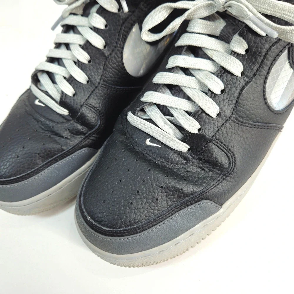 Nike Air Force 1 Low Black Grey‎ Orange DH0955 001 Men's Shoes Size 12